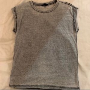Forever 21 Light Gray Sleeveless Shirt